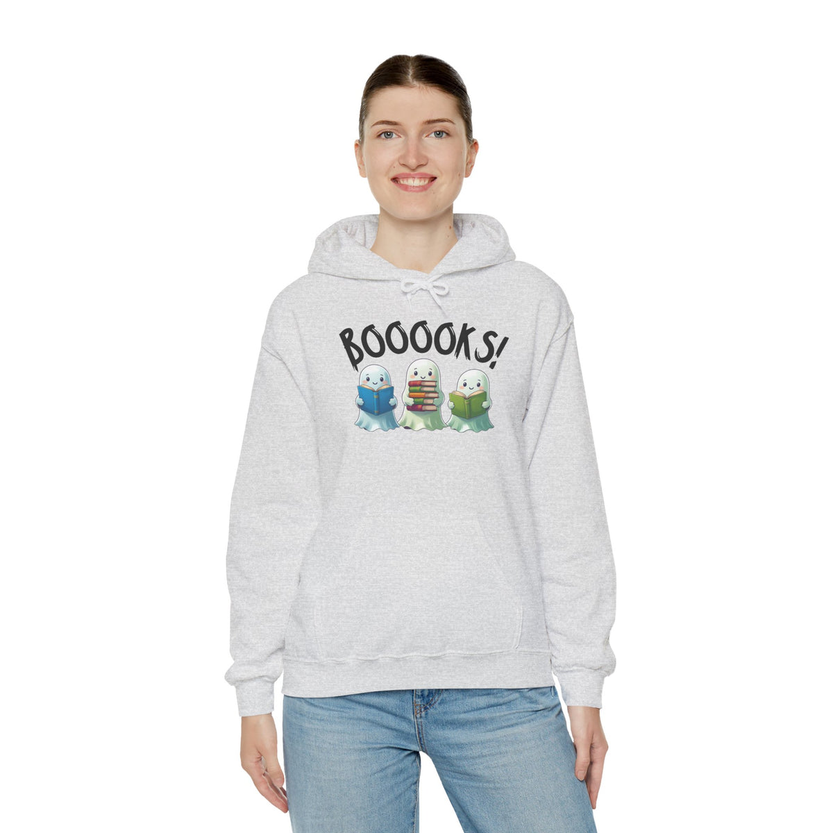 BOOOOKS! Ghost Hooded Sweatshirt