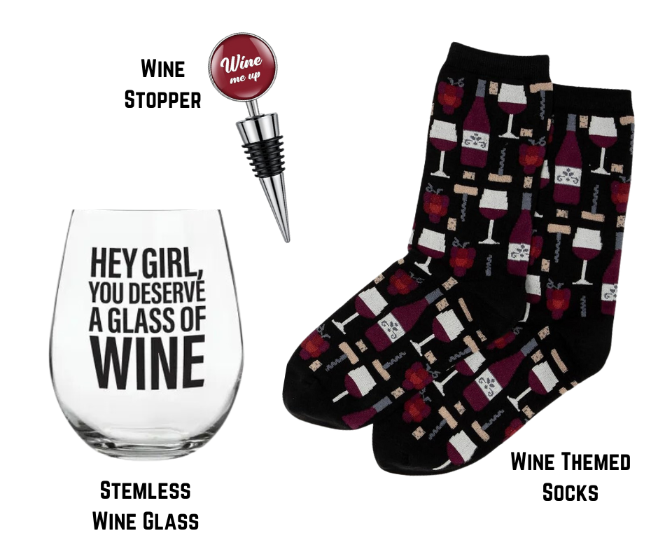 'Hey Girl' Wine Gift
