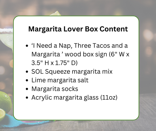 Margarita Boozy Gift Box