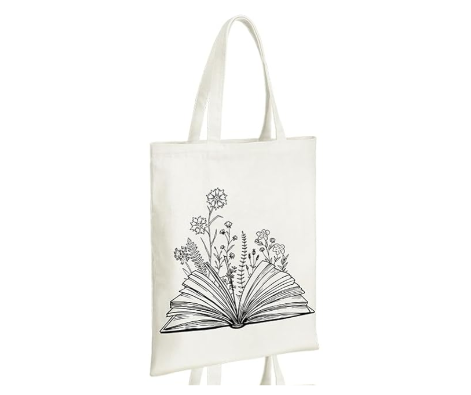 Bookish Canvas Tote Bag