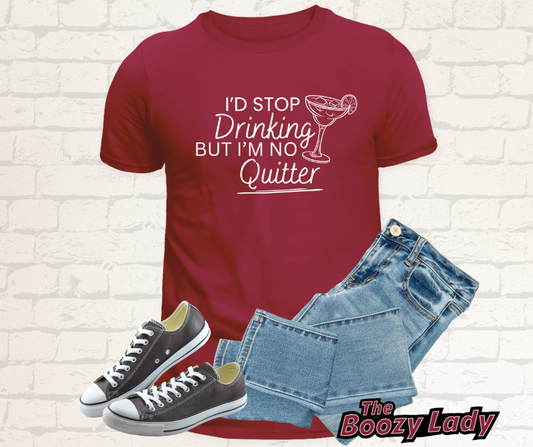 I'd Stop Drinking Tee