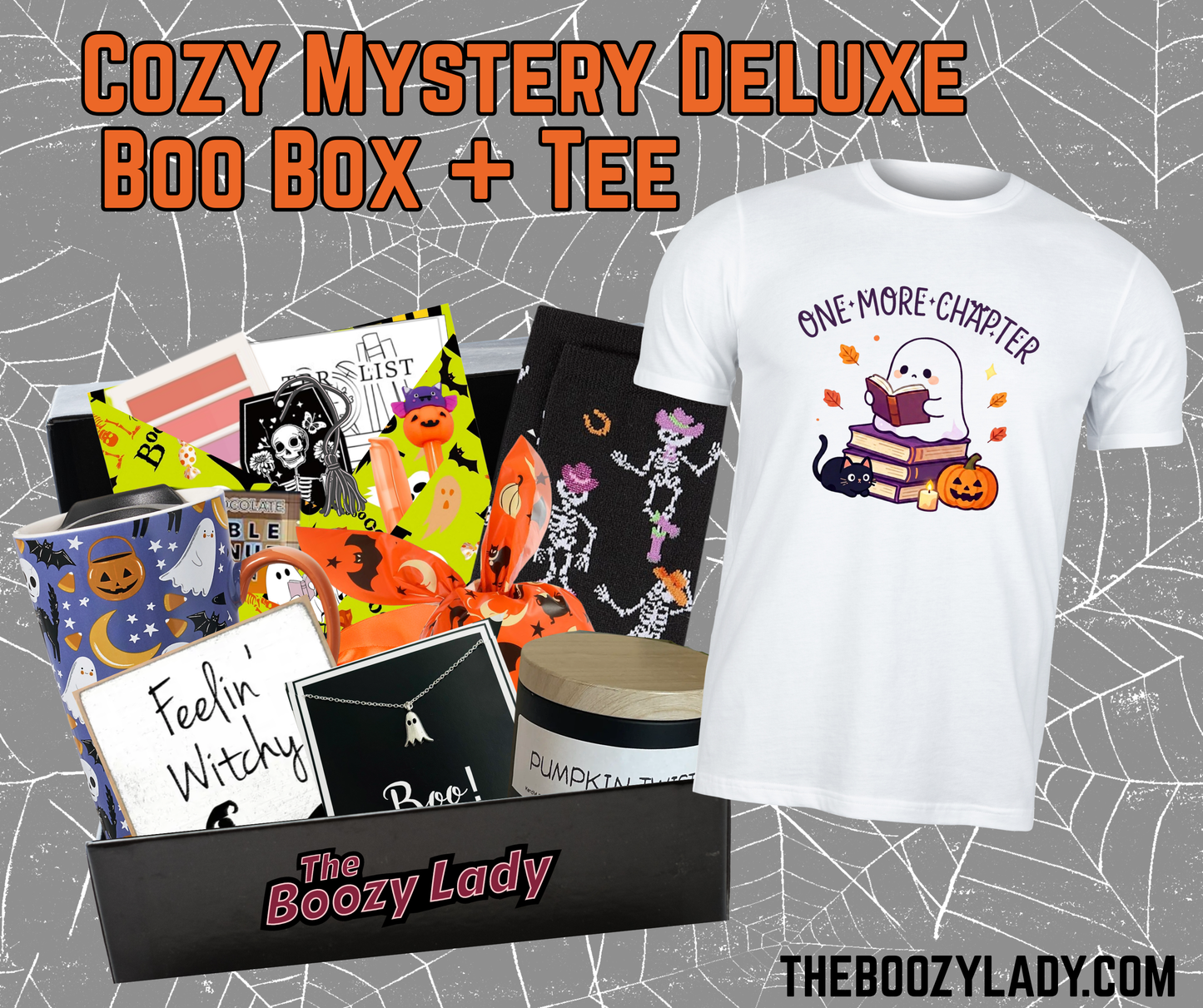 2026 Cozy Mystery Deluxe Boo Box + T-Shirt (Pre-Order)