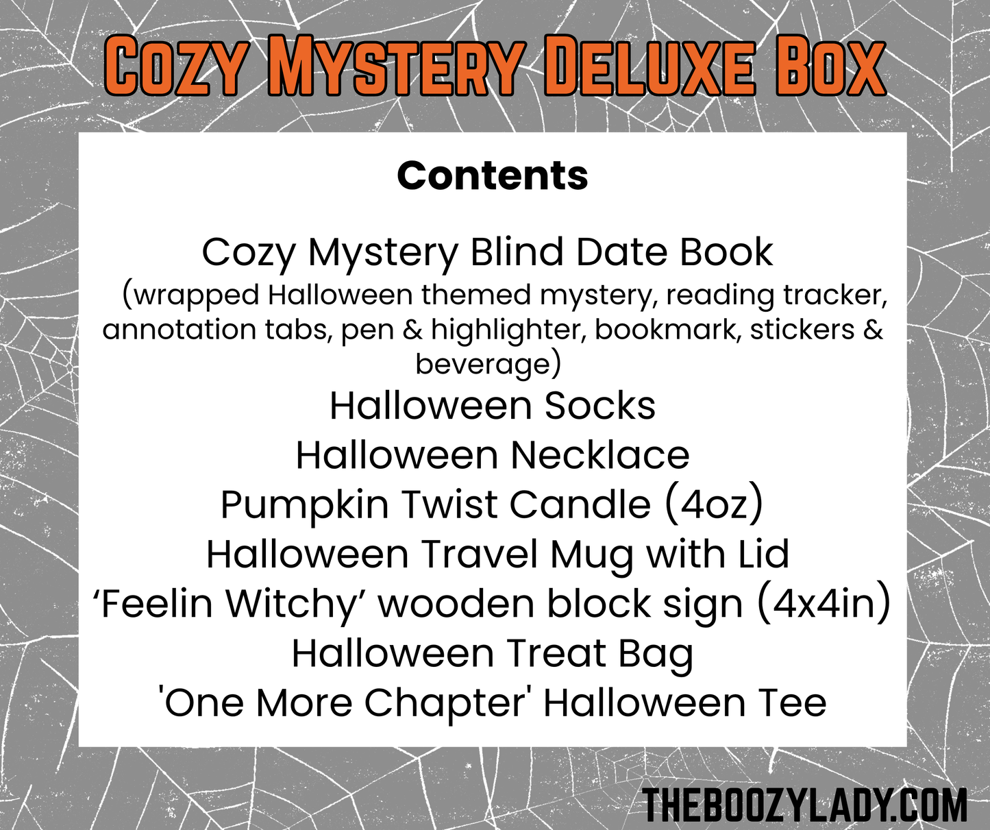 2026 Cozy Mystery Boo Box - Deluxe (Pre-Order)