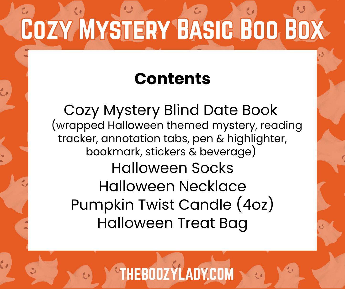 2026 Cozy Mystery Basic Boo Box (Pre-Order)