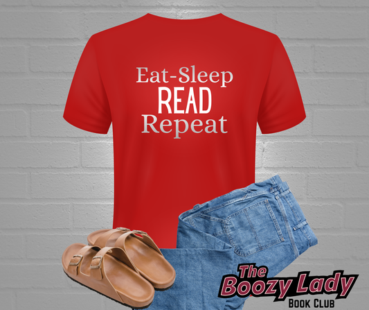 Eat Sleep Read Repeat Tee