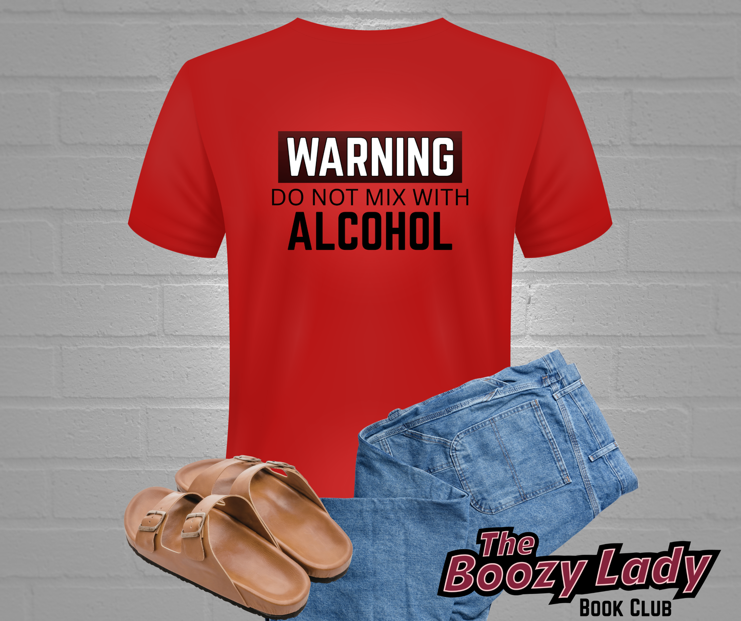 Warning Do Not Mix With Alcohol Tee