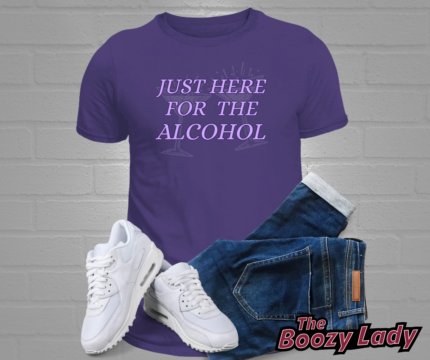 Just Here For The Alcohol Tee