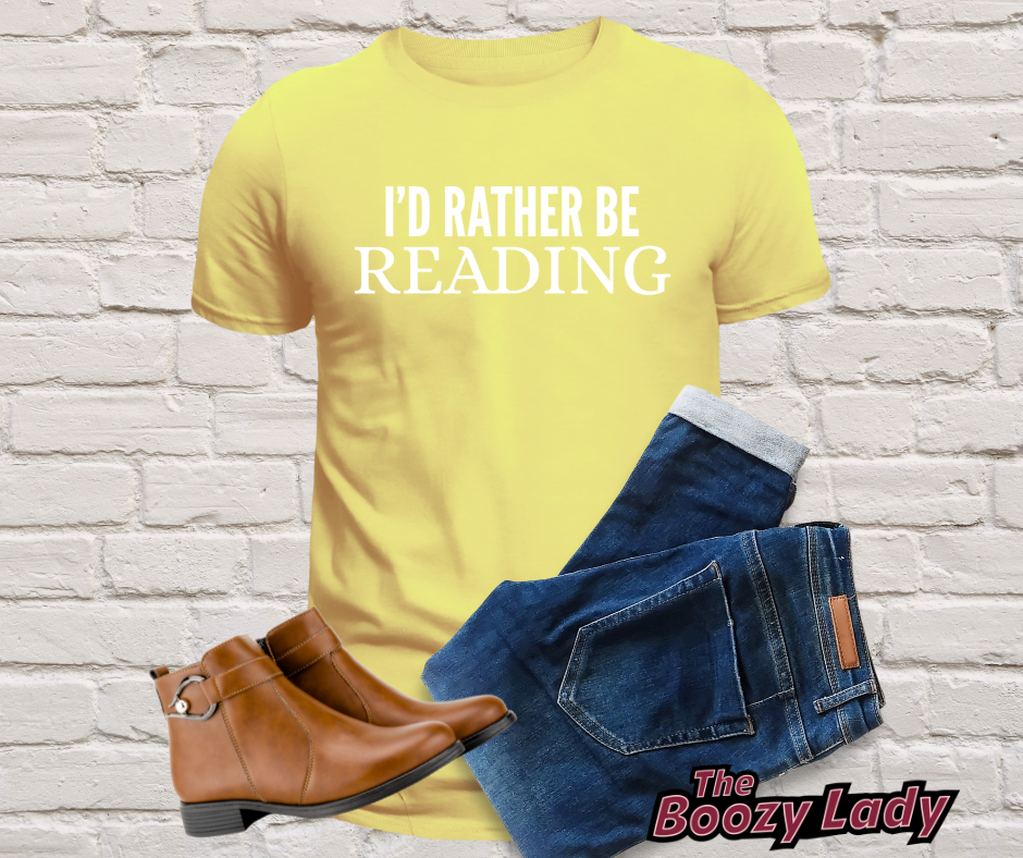 I'd Rather Be Reading Tee