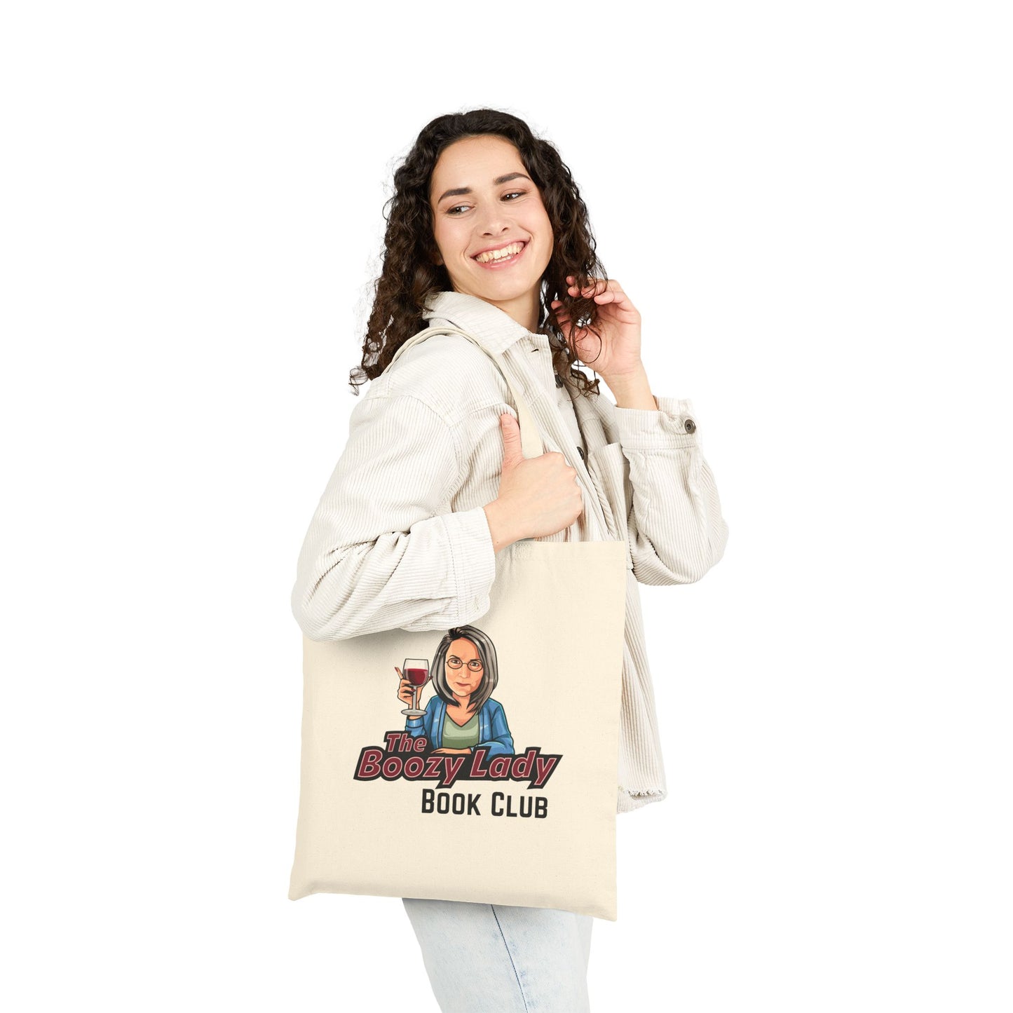 The Boozy Lady Book Club Tote Bag