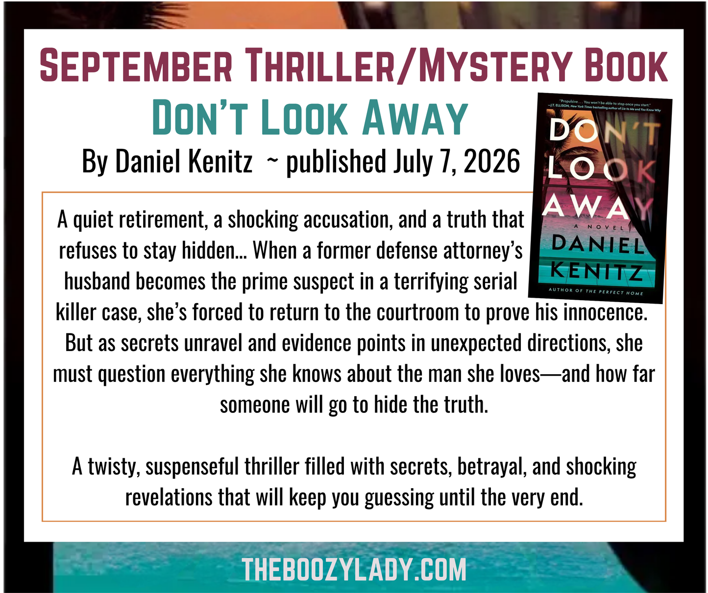 September 2026 Thriller/Mystery Book Club Box (One-Time)